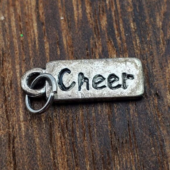 Cheer tag charm pendant - Picture 1 of 2